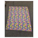 Flower Power Fleece Throw 71'x62'
