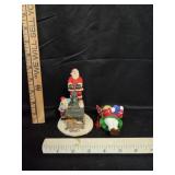 Santa Figure & Christmas Caroller