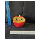 1960s-1970s Wind-Up Apple Worm Bank