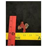 Cardinal Brooch Pin
