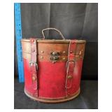 VTG-Style Leather Hat Box