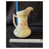 Vintage Ceramic Pitcher Majolica style