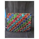 VTG Rainbow Sequin Handbag