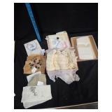 Handkerchiefs, Crochet Pieces, Embroidery