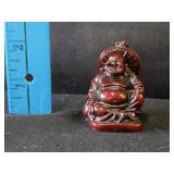 Red Color Resin Laughing Buddha