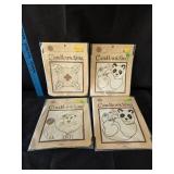 (4) Dritz Candlewicking Pillow Kits