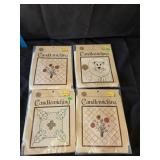(4) Dritz Candlewicking Pillow Kits