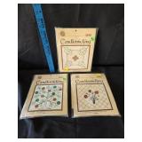 (3) Dritz Candlewicking Pillow Kits