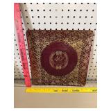 Vintage Ruby Red 40th Anniversary Square Platter