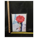 Framed DIAMOND DOTZ 'Eiffel Kiss'