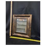 Square Mirror w/ Wood Frame