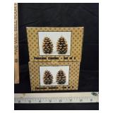 (2) 2pk. Pinecone Candles