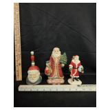 Santa Figurines & Santa Bell