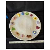 Decorative Hand-Painted Platter 13'