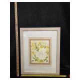 Framed Floral Print By V. Witherspoon