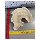 Vtg Ceramic Fish Mold