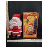 VTG Walking Santa Claus Musical Toy
