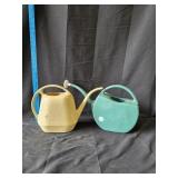 (2) Plastic Watering Cans