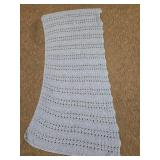 Blue Crocheted Afghan 80'x38'