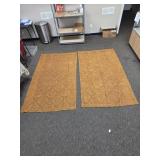 81'x47' (2) Wool Window Curtains