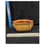 Vintage Haeger Pottery Hexagonal Planter