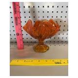 LE Smith 6 Petal Compote Persimmon Orange