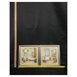 (2) Bathroom Prints C. Winterle Olson 'Her