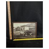 Black & White Photo Of Cattle
