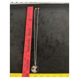 1946 Walking Liberty Half Dollar Hand Cut Necklace