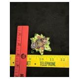 Mixed Media Brooch Pin
