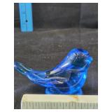 VTG 'Bluebird of Happiness' Glass Figurine
