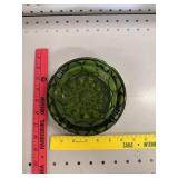 Vtg Anchor Hocking Emerald Glass Ashtray