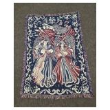 Tapestry Throw Blanket 'Angeli Laudantes'
