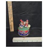 VTG Enesco Mice Music Box Mini Musicians 'When