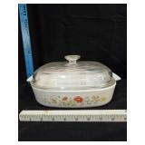 Corningware Casserole Dish 'Wild Flower '