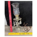 Art Deco Crystal & Glass Prism Lamp
