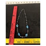 Vintage Glass & Beaded Necklace