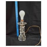 MCM Hollywood Regency Crystal Lamp