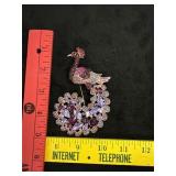 Peacock Brooch Pin