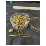 Vintage Brass Stationery Fasteners