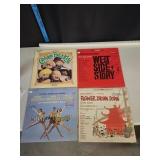 LP Vinyl Records- Milk & Honey, West Side Story