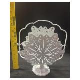 Christmas Snowflake Metal Fold Up 3-Tier Server