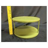 VTG Avocado Green Lazy Susan Two-Tier Turntable