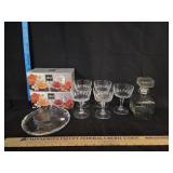 Clear Glass- Decanter, Glasses, Mikasa Glassware