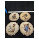 (4) M.J. Hummel Plates 1972-1975