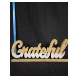 Wood Sign 'Grateful '