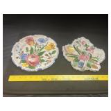 VTG Italian Ceramic Plate & Serving Dish