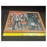 VTG Framed Beatles Magazines
