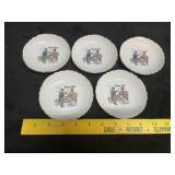 (5) VTG ï¿½Happy Daysï¿½ Trinket Dishes