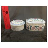 (2) VTG Hand-Painted Chinese Porcelain Trinket